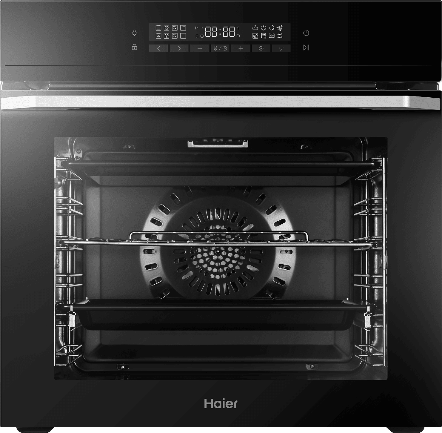 Комплект Haier духовой шкаф HOQ-F5AAGB + стеклокерамическая варочная панель HHY-C64NVTB фото #2