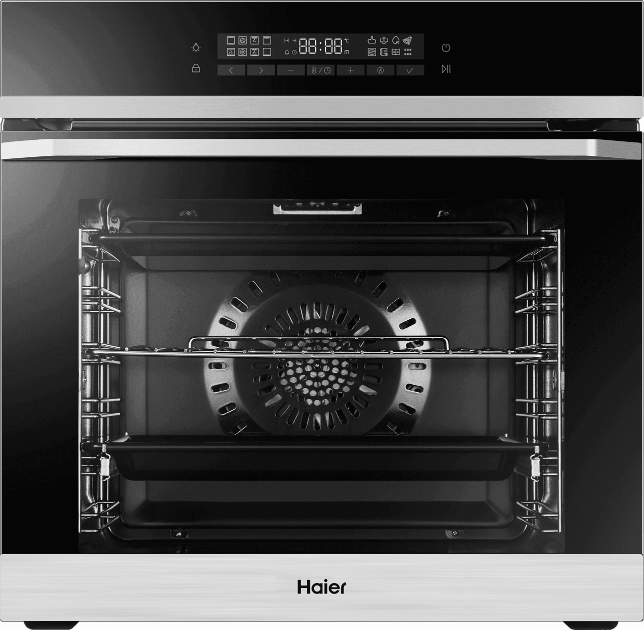 Комплект Haier духовой шкаф HOQ-F5AABX + стеклокерамическая варочная панель HHY-C64NVTB фото #2