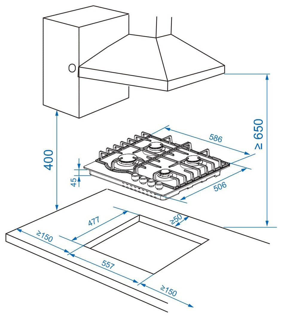Газовая варочная панель Haier HHX-M64RNVX фото #6